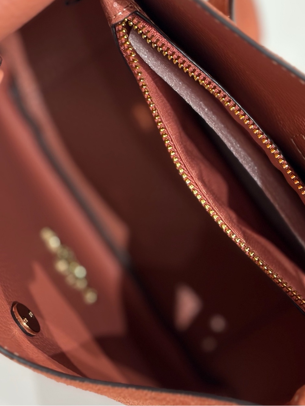 Coach Suede Hadley Mini Crossbody Shoulder  Bag - Picture 3 of 12